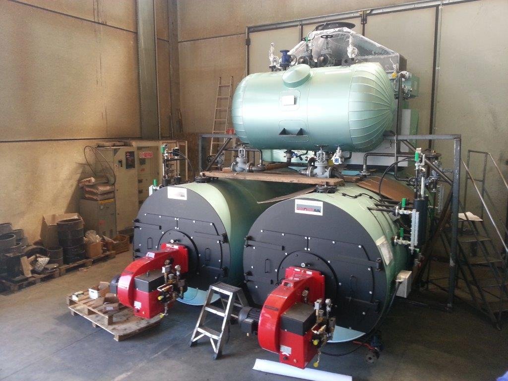 Un generatore di vapore navale Garioni Naval installato nel piroscafo concordia.